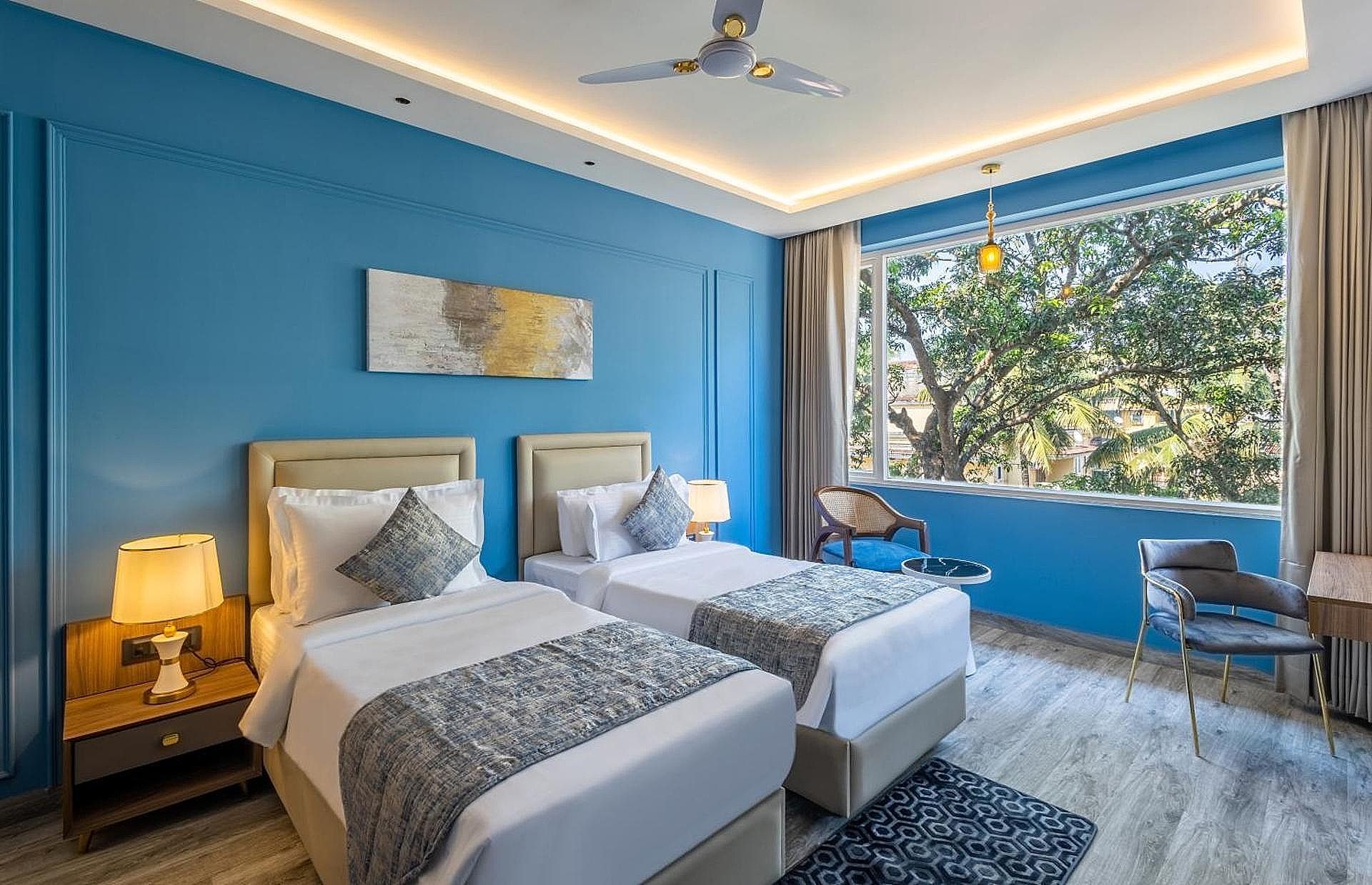 Renest Calangute Goa Deluxe Twin Room 6