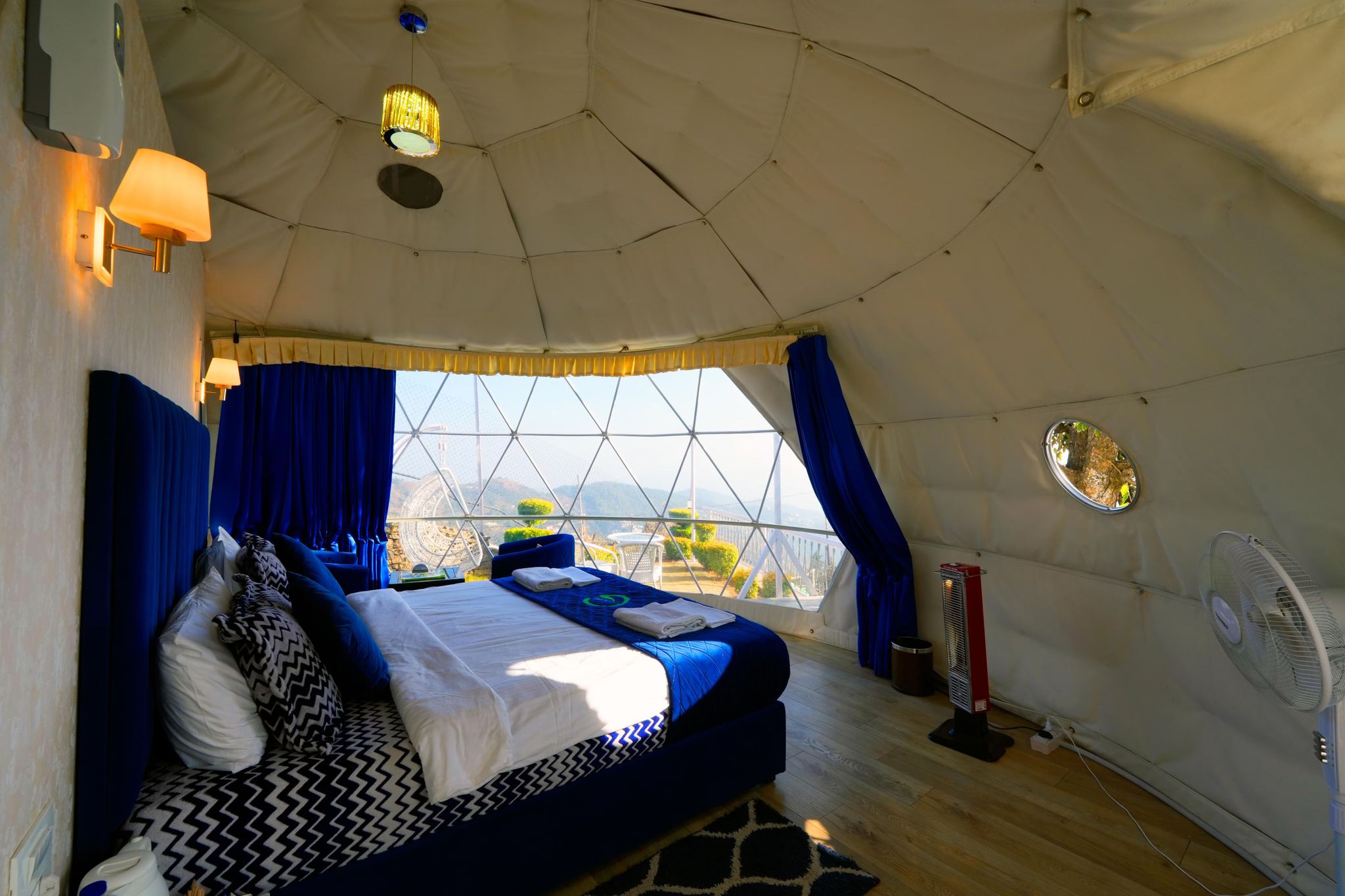 ECO Glamp Kanatal Geodesic Domes With Jungle View 7