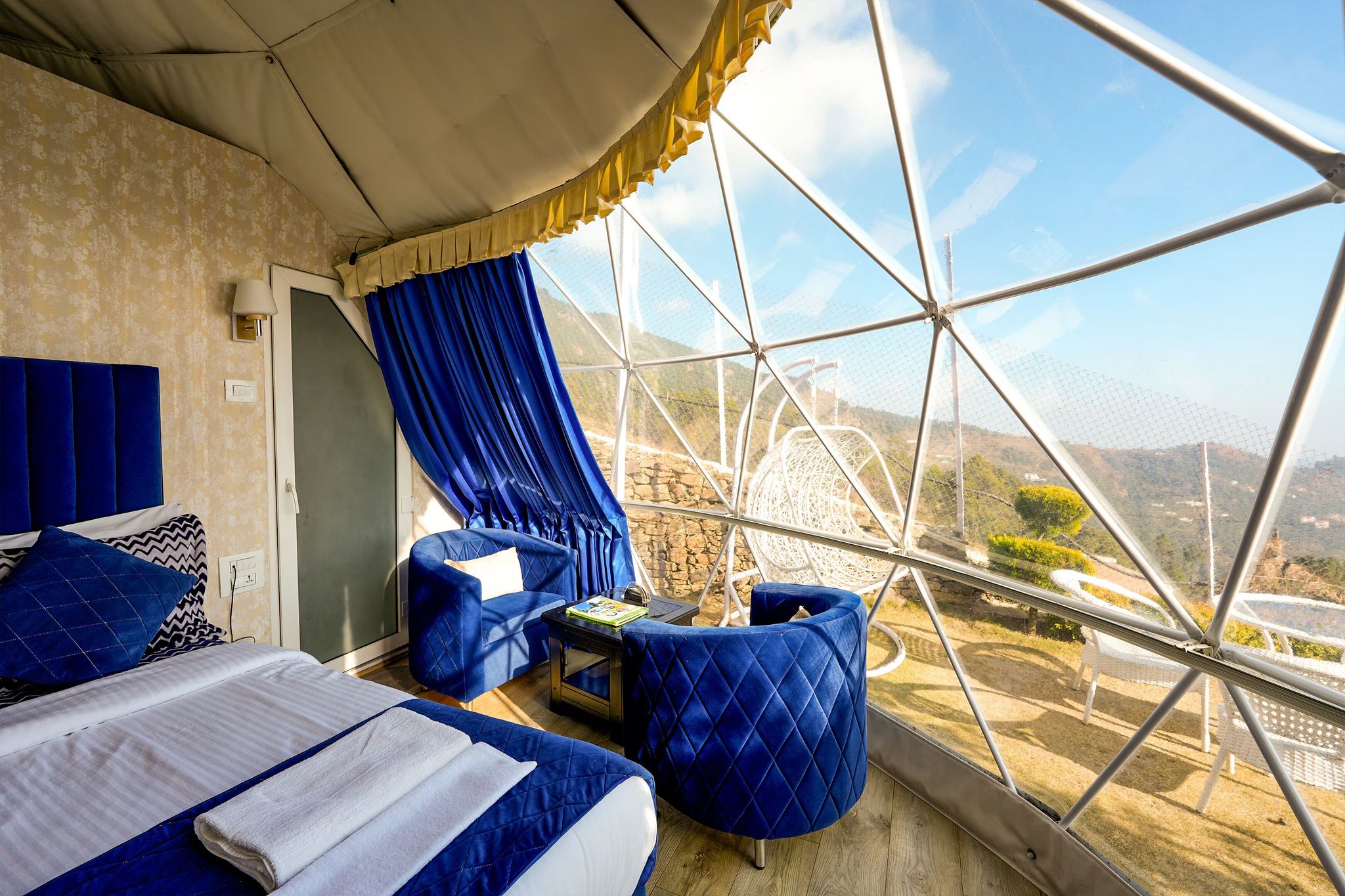 ECO Glamp Kanatal Geodesic Domes With Jungle View 6