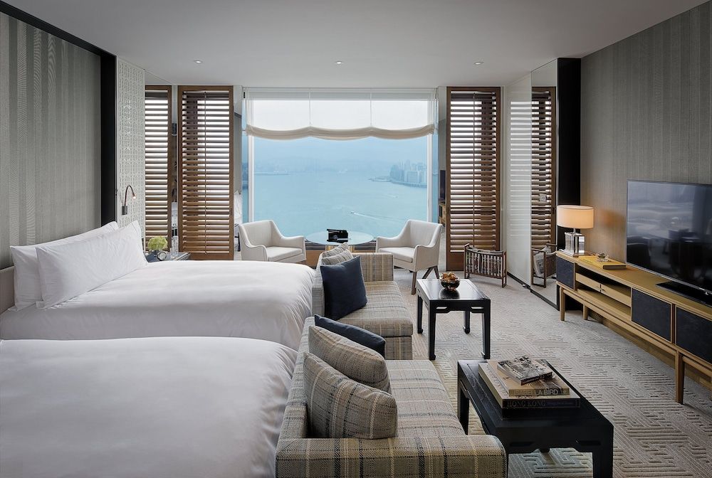 Rosewood Hong Kong Twin Room, Harbor View