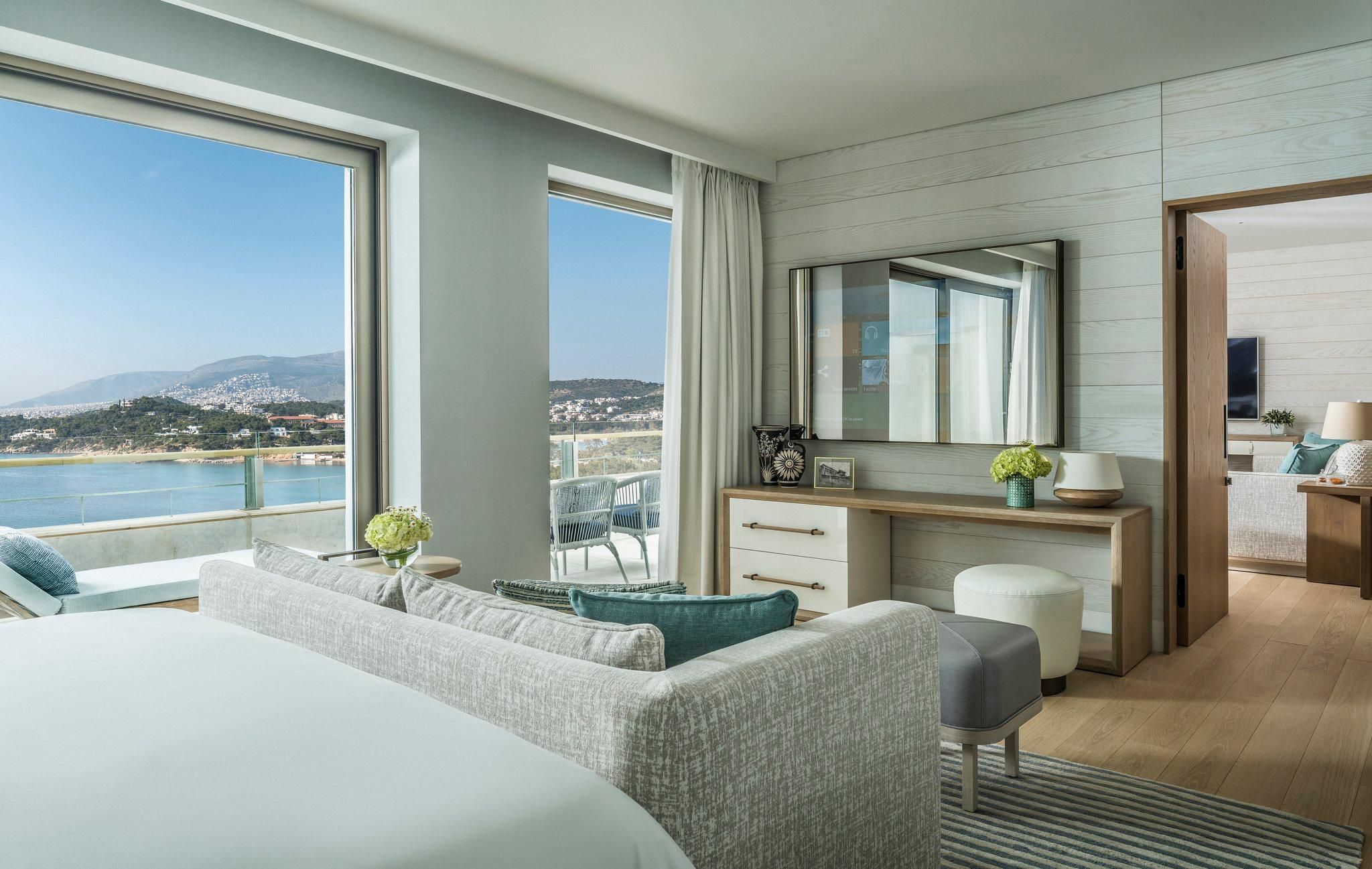 Arion Sea View One Bedroom Suite king bed