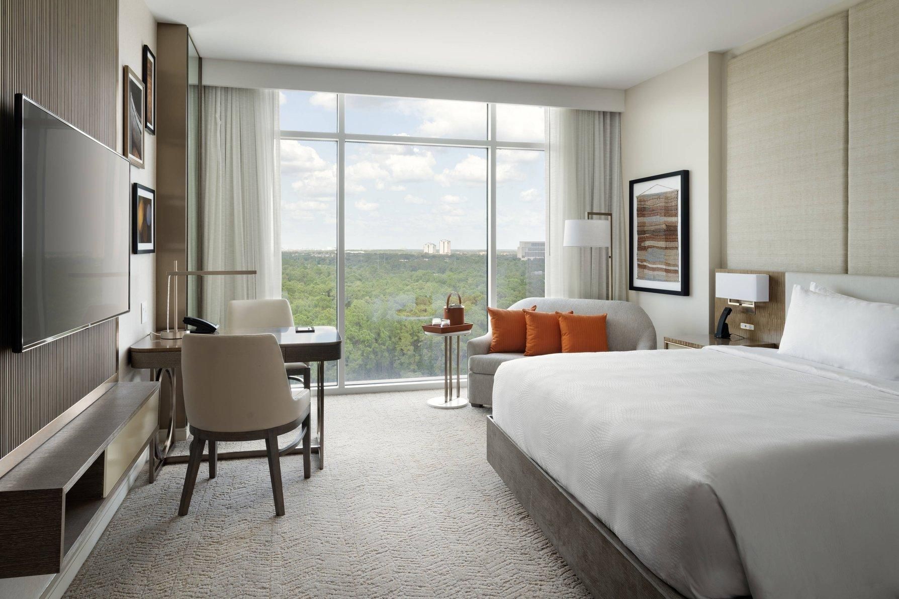 Partial Fireworks View, Guest room, 1 King, Sofa bed