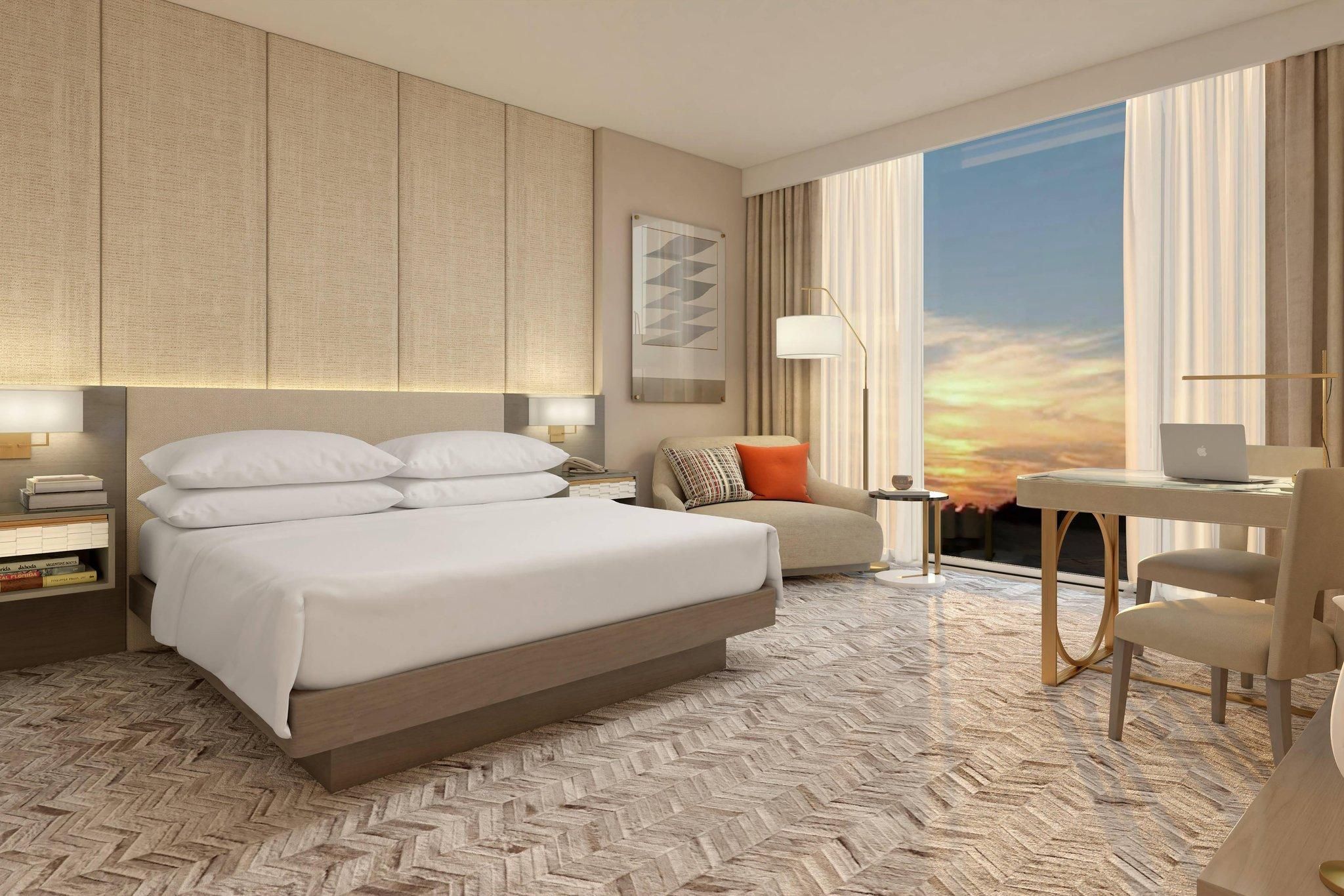 Pool View, Guest room, 1 King, Sofa bed, Low floor