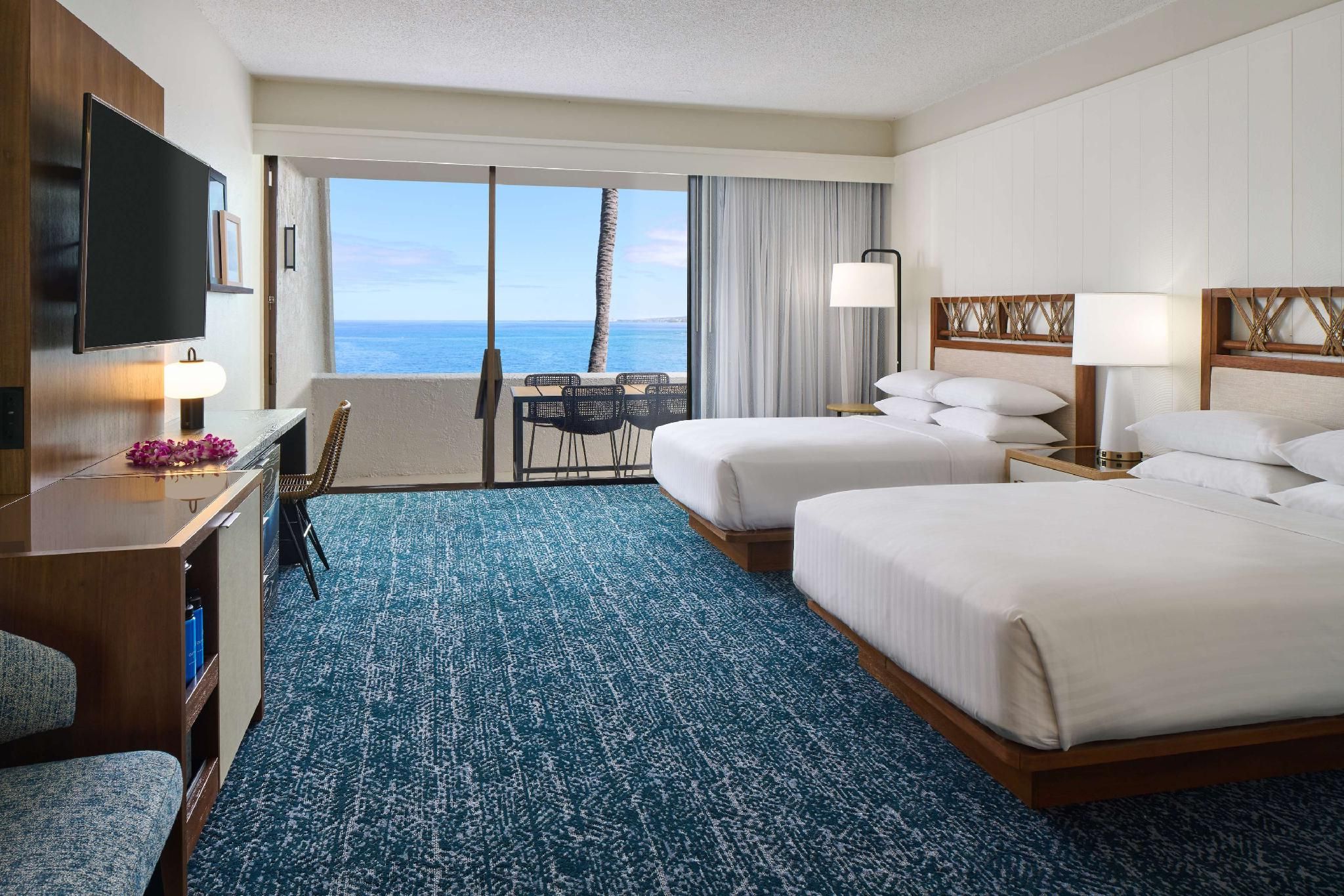 Club Oceanfront Room with 2 Double Beds