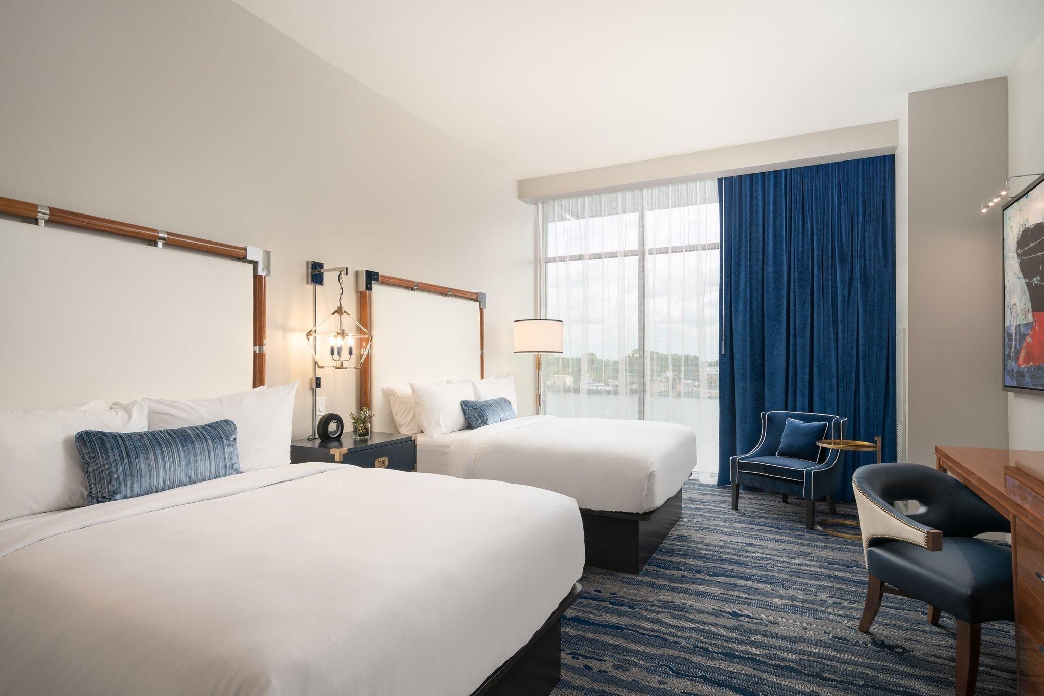 Deluxe Guest room, 2 Queen, River view