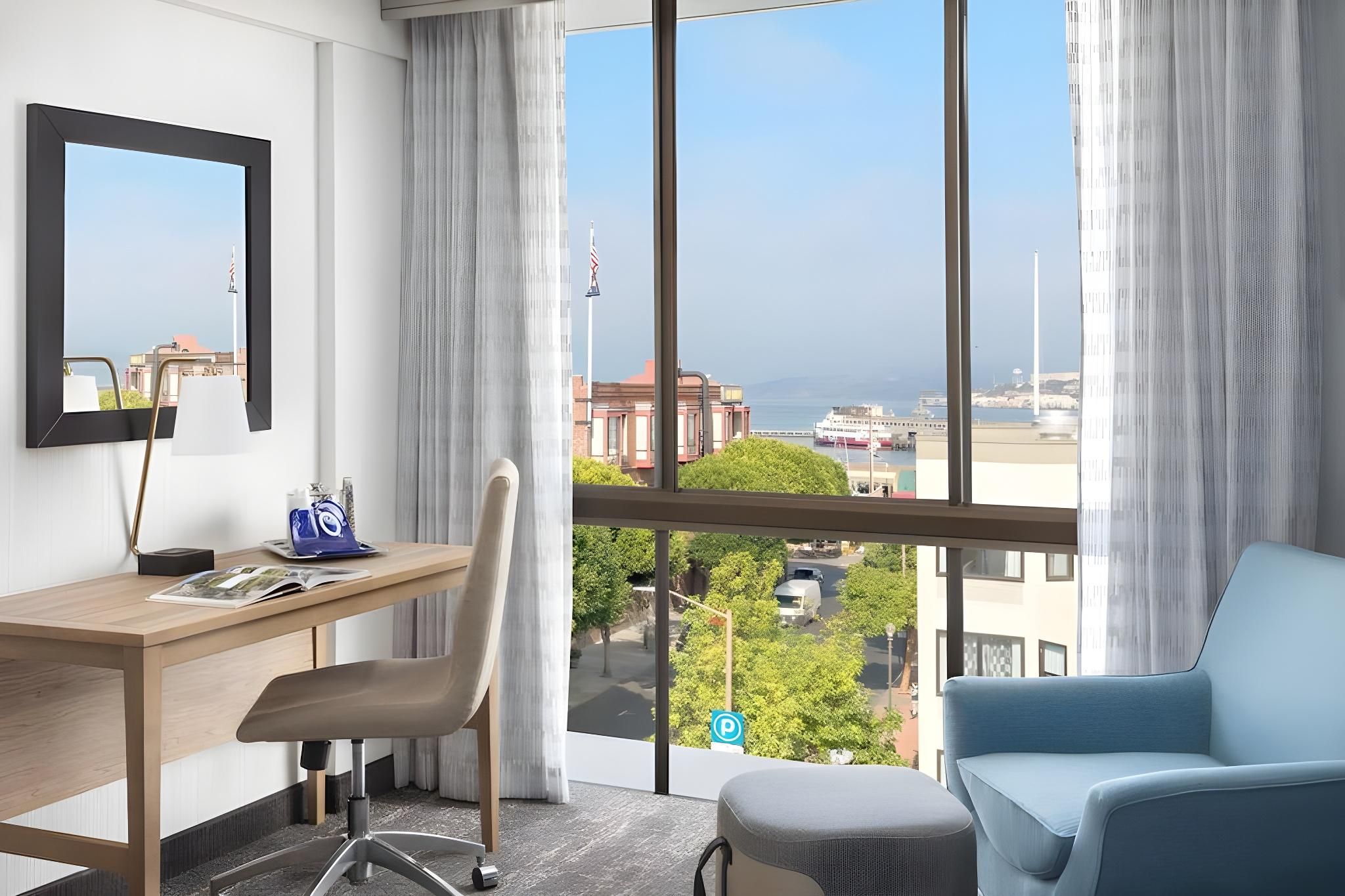 Partial Bay View Queen Room with Two Queen Beds