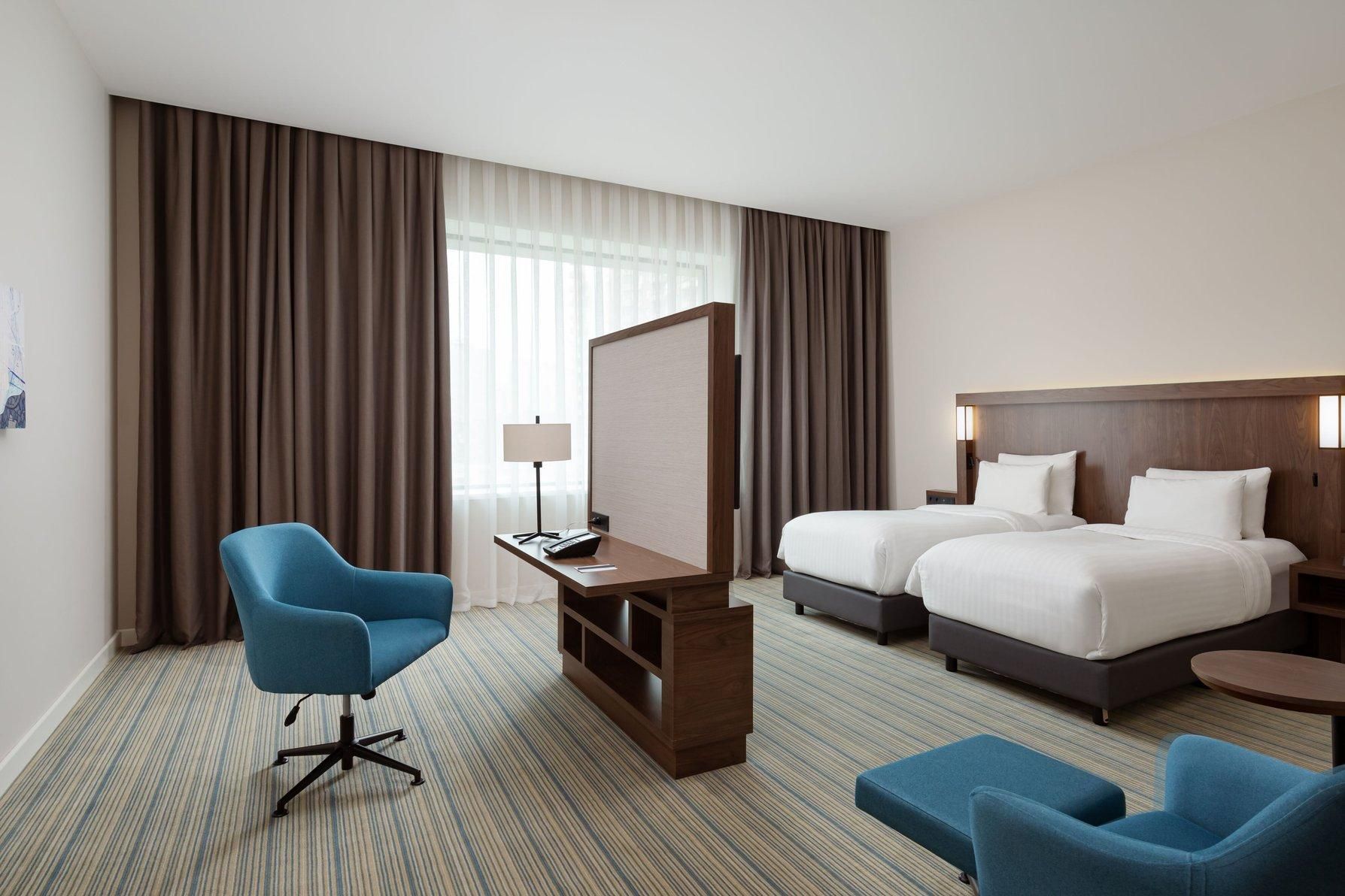 Superior Room, Guest room, 2 Twin, City view