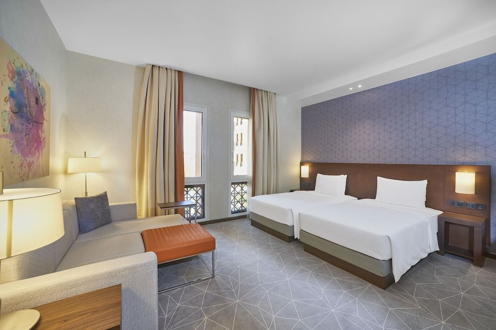 Twin Room with Sofa Bed  Free Breakfast, Complimentary Transfer to Gold Souk