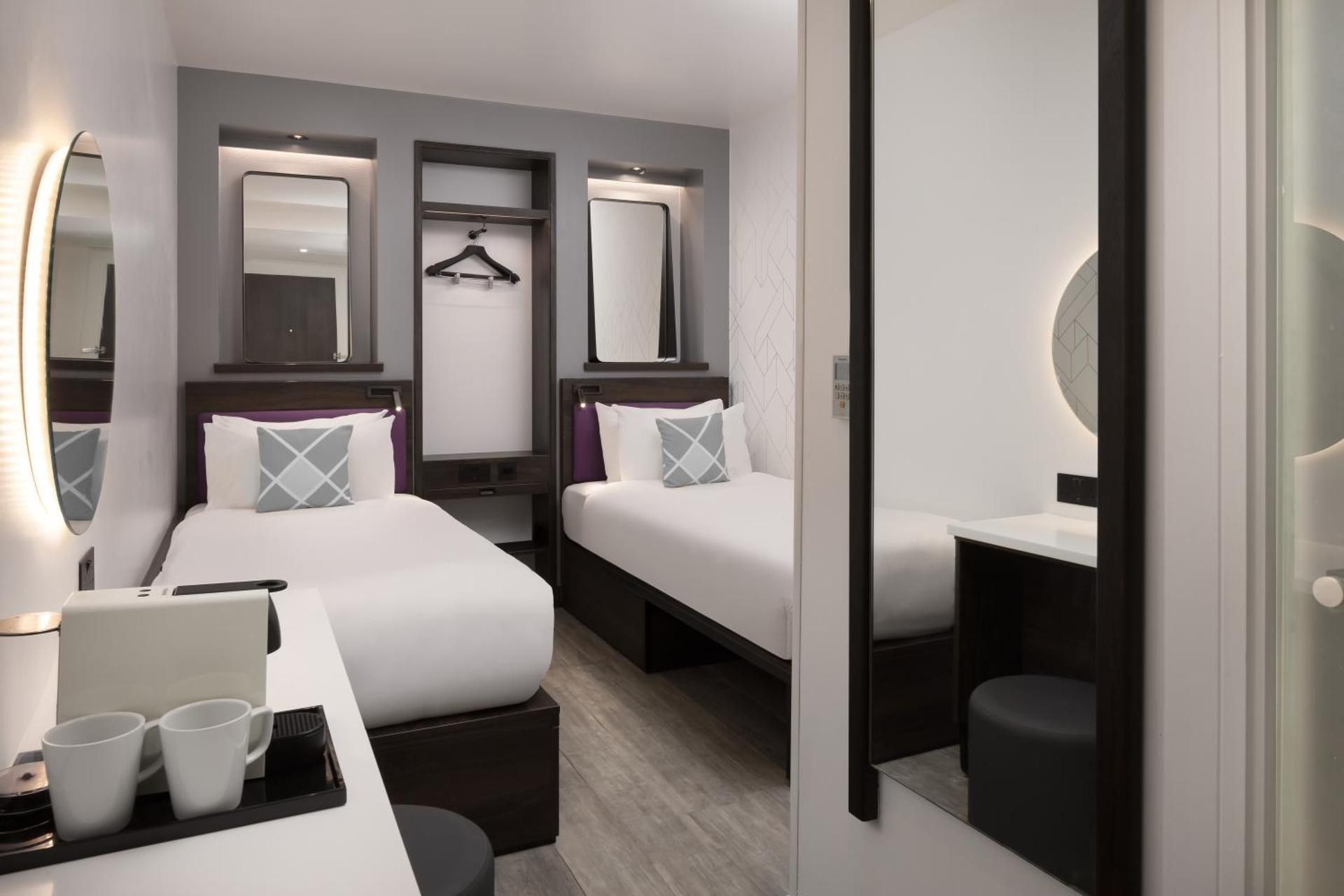 Windowless Standard Room with Two Twin Beds