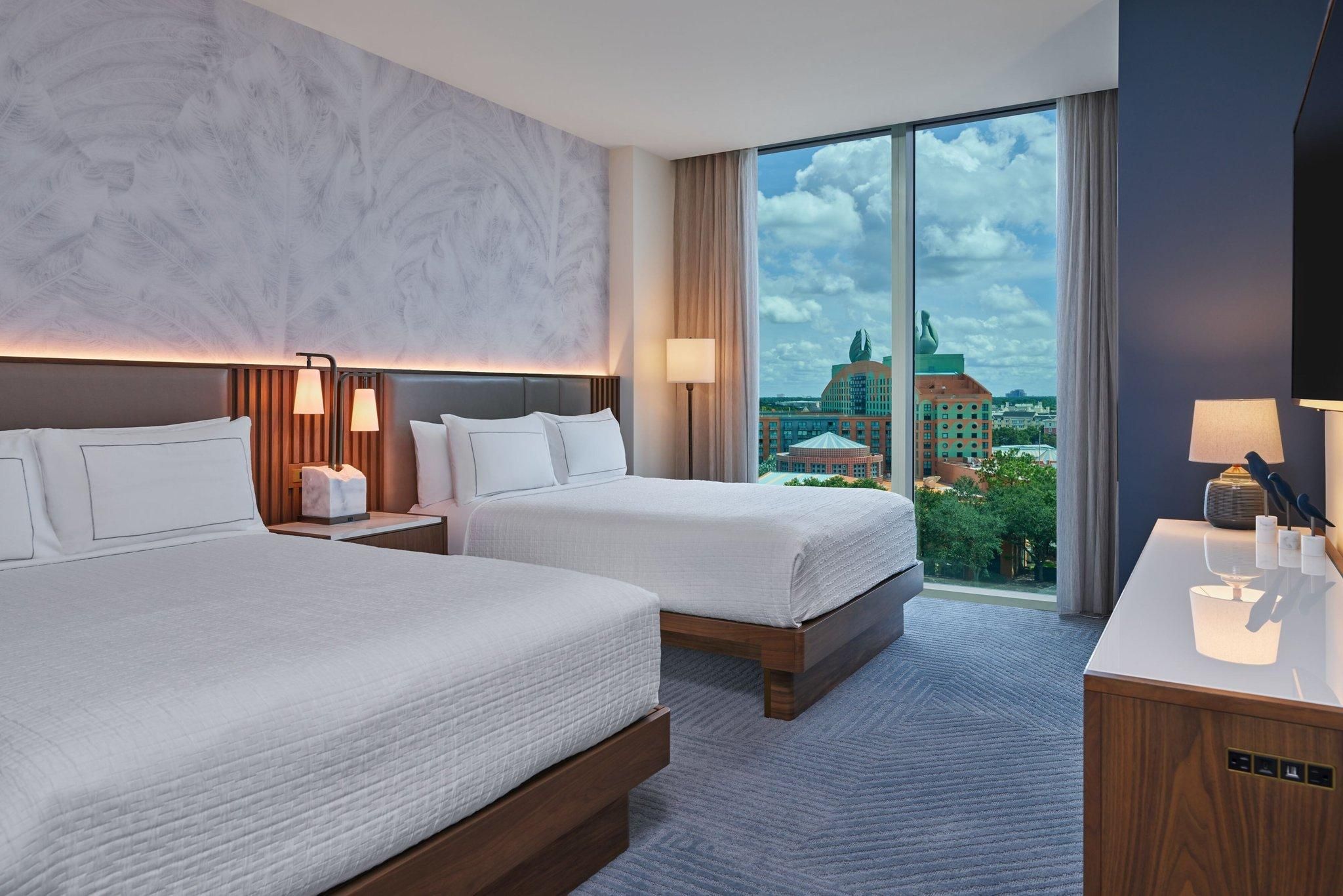 Traditional Epcot View, Guest room, 2 Queen