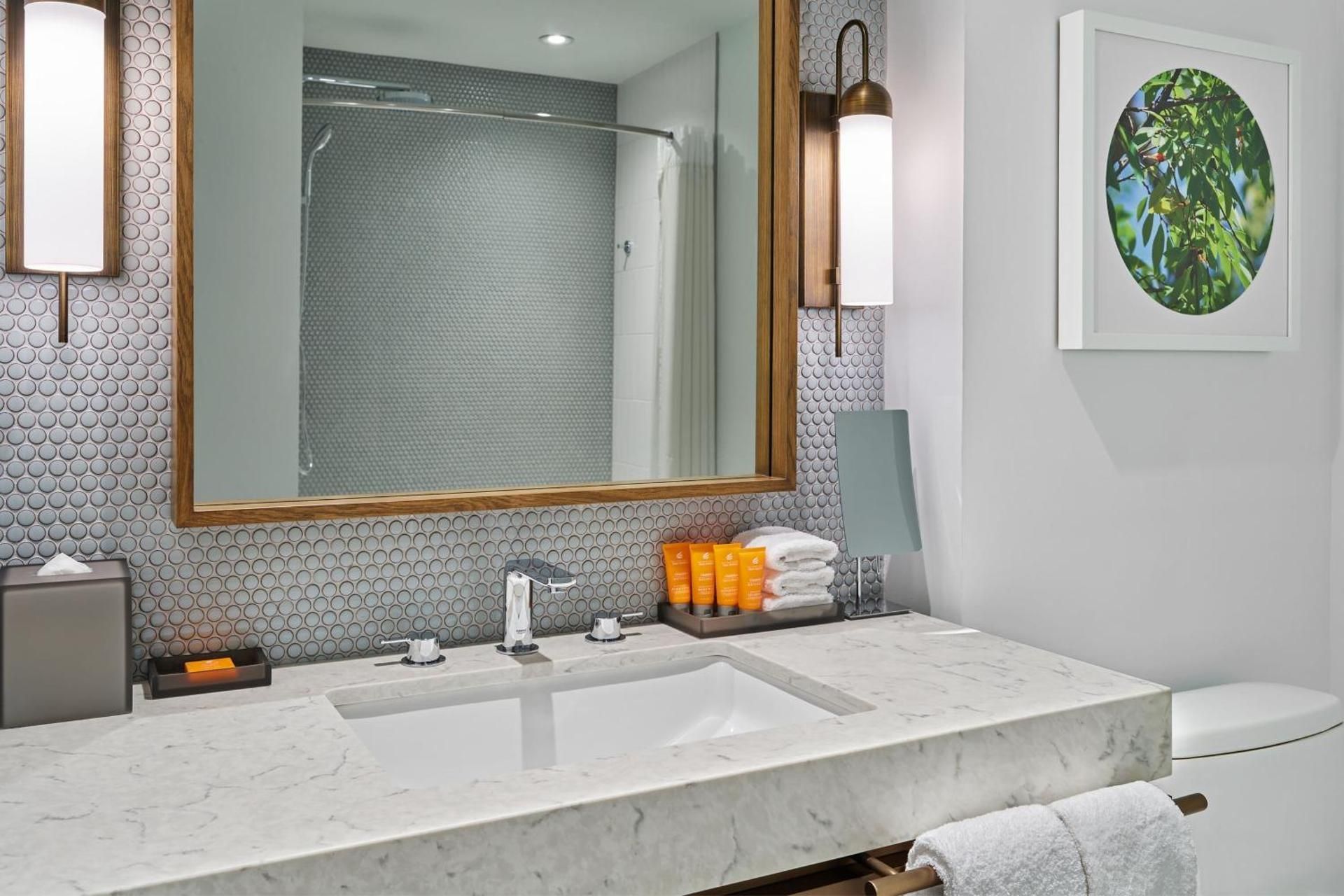 Traditional King Room with Sofa Bed and Roll-in Shower - Mobility and Hearing Accessible