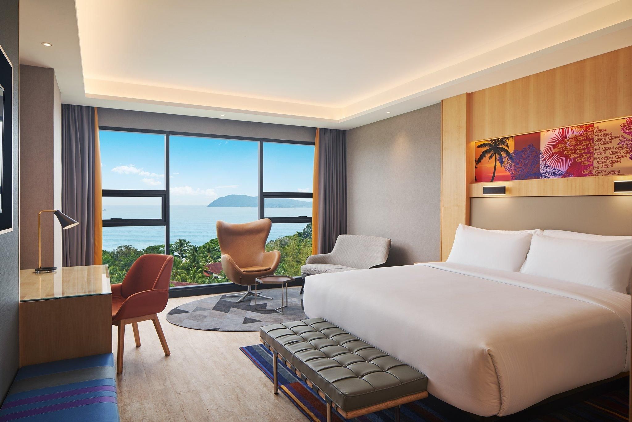 Sea View, Balcony, 1 Bedroom Suite, 1 King