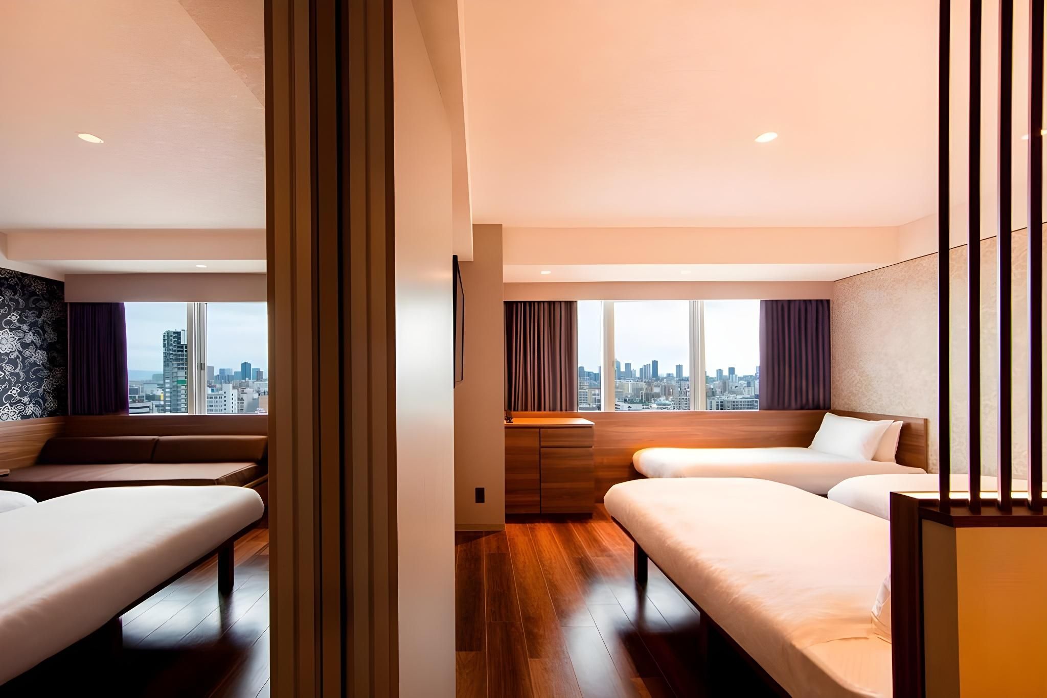High Floor Connecting Rooms for 5 People