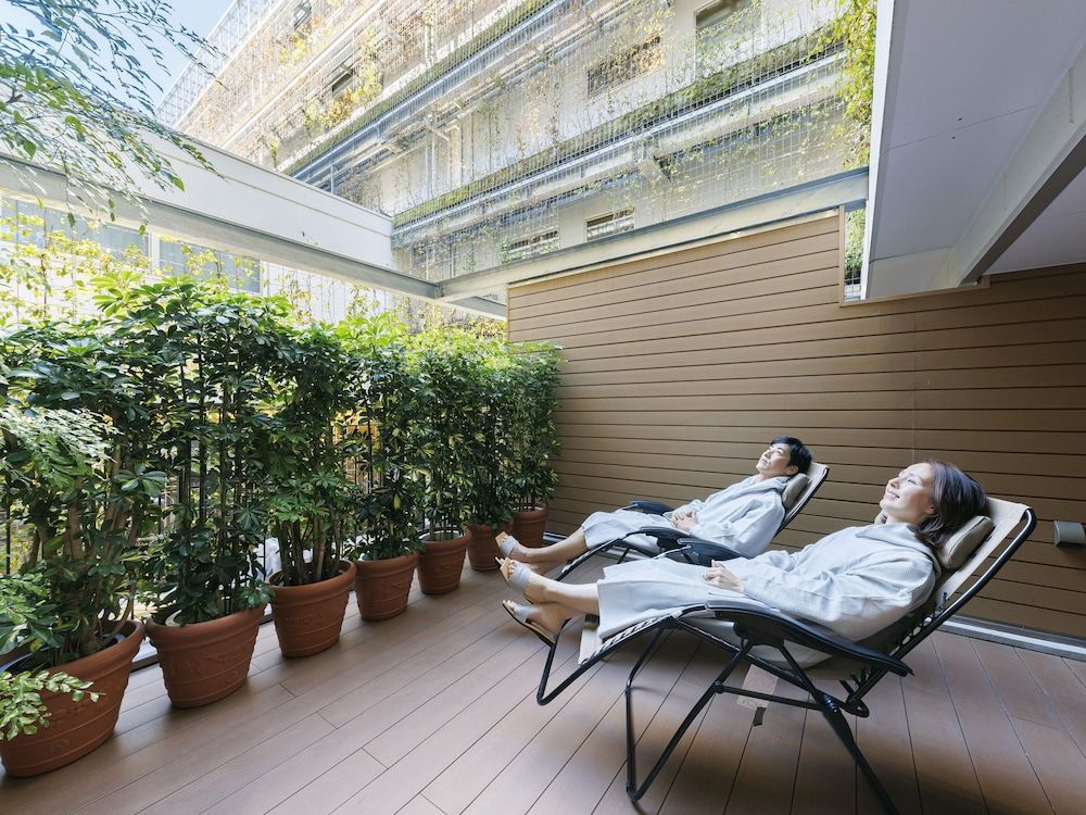 Terrace Sauna Room, Garden View Terrace with Lounge Access