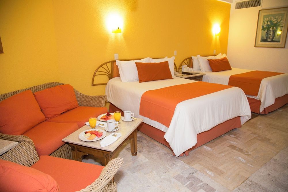 Junior Double Room, 2 Double Beds, Ocean View