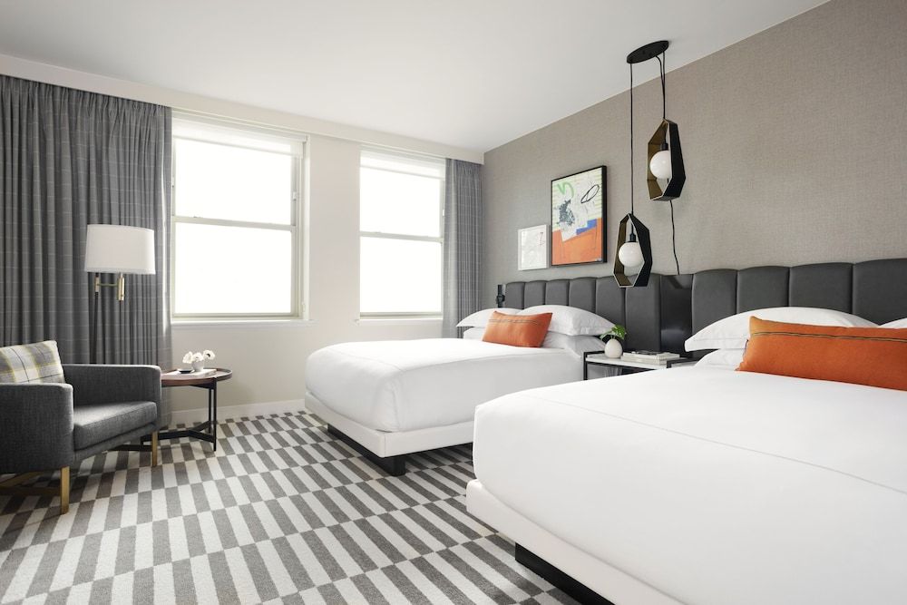 Premium Room, 2 Queen Beds, Roll-in Shower (Mobility)
