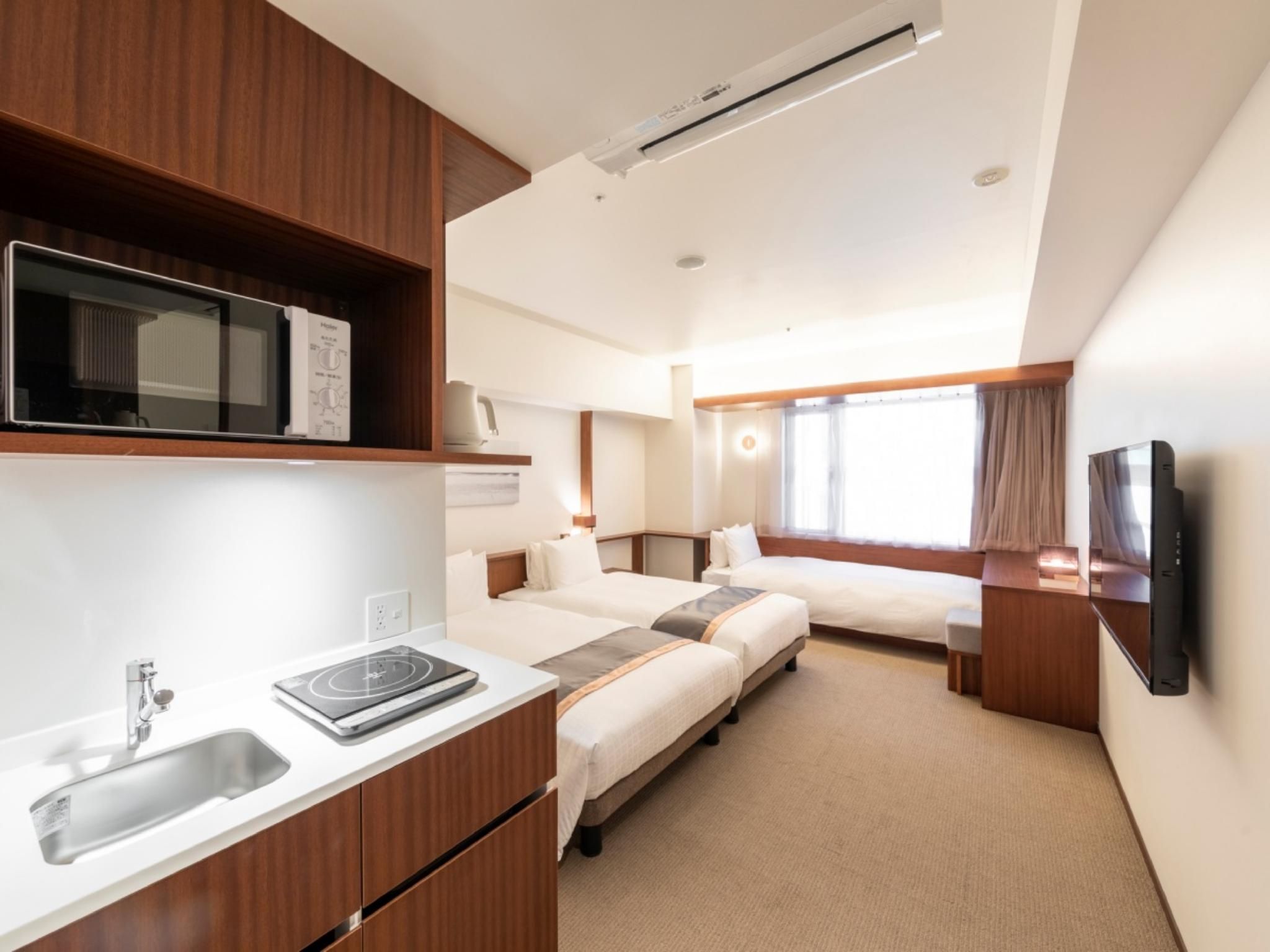 Twin Residential Room for 2 People - Non-Smoking