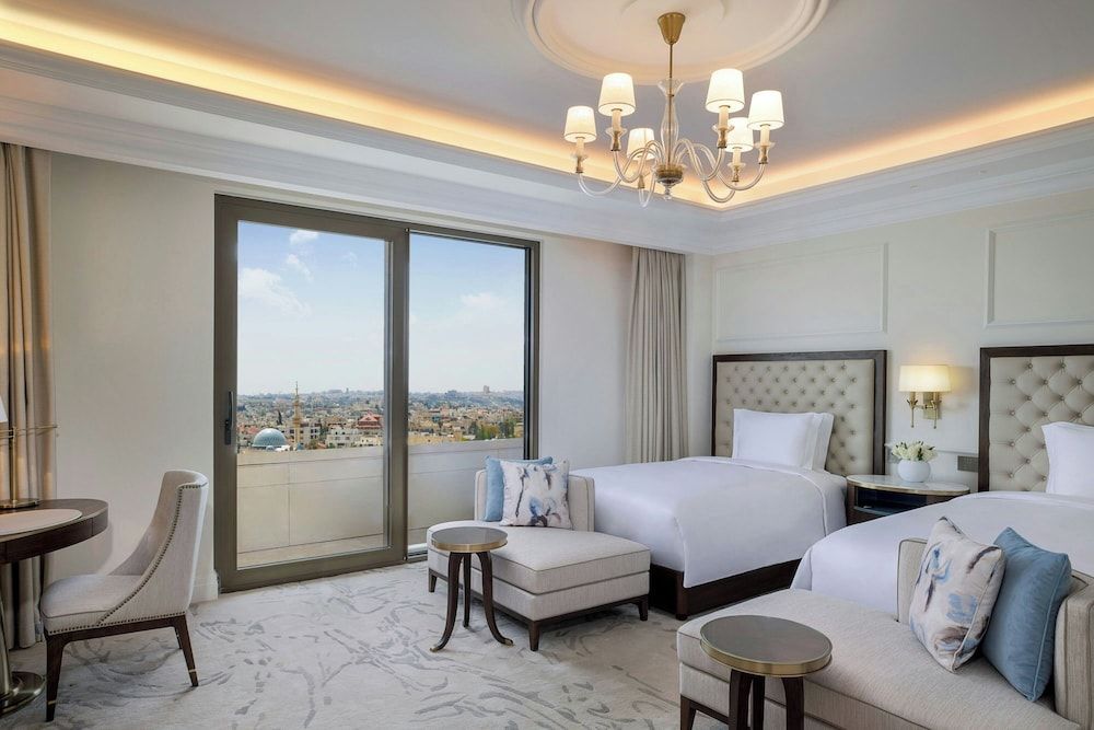 The Ritz-Carlton, Amman Deluxe Room, 2 Queen Beds, City View 2