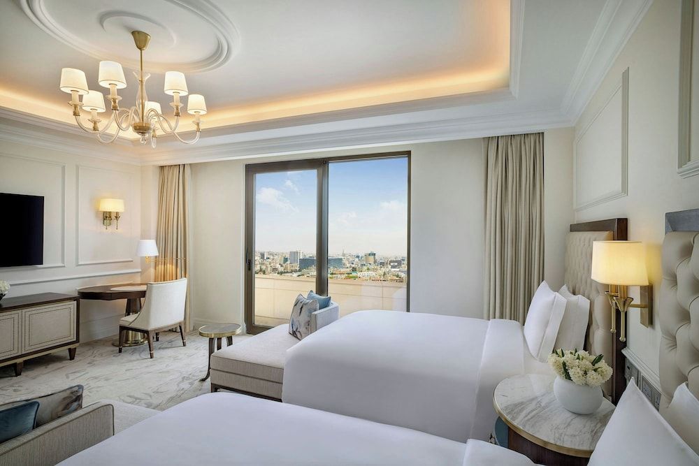 The Ritz-Carlton, Amman Deluxe Room, 2 Queen Beds, City View