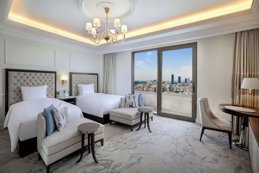 The Ritz-Carlton, Amman Deluxe Room, 2 Queen Beds, City View 3