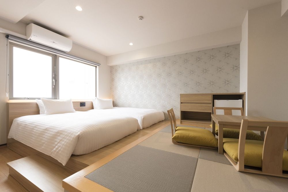 Japanese Western Style Room with Private Open-air Bath for 4 Guests, Non Smoking