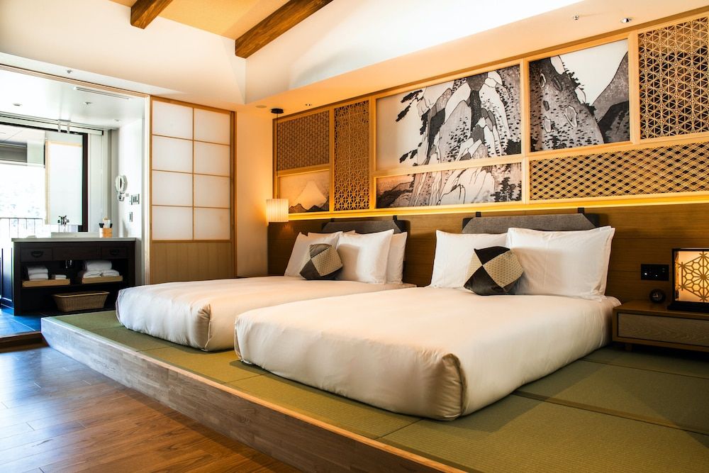 Suite, 2 Twin Beds, River View (Private Hot Spring)
