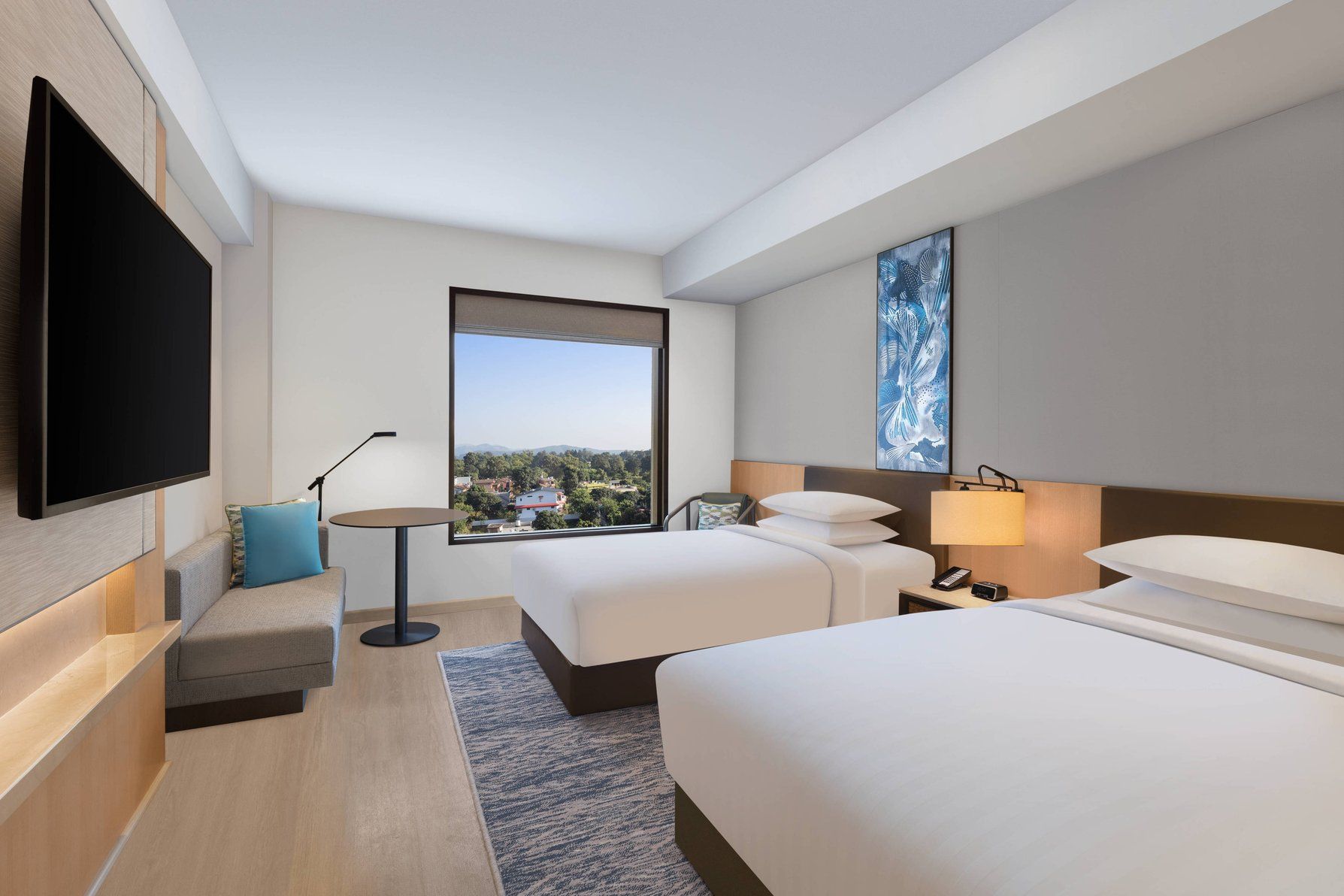 Fairfield by Marriott Dehradun Standard, Guest room, 2 Twin, City view