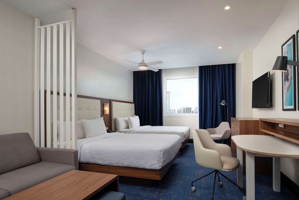 Studio, 2 Queen Beds, City View