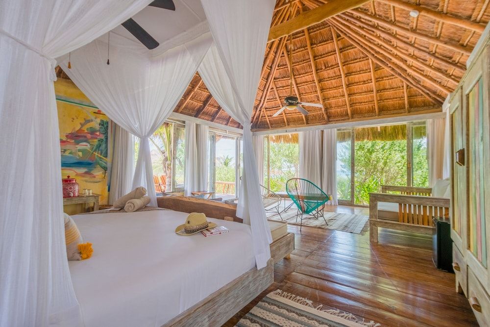 Villa Pescadores Tulum Room, 1 King Bed, Ocean View 5
