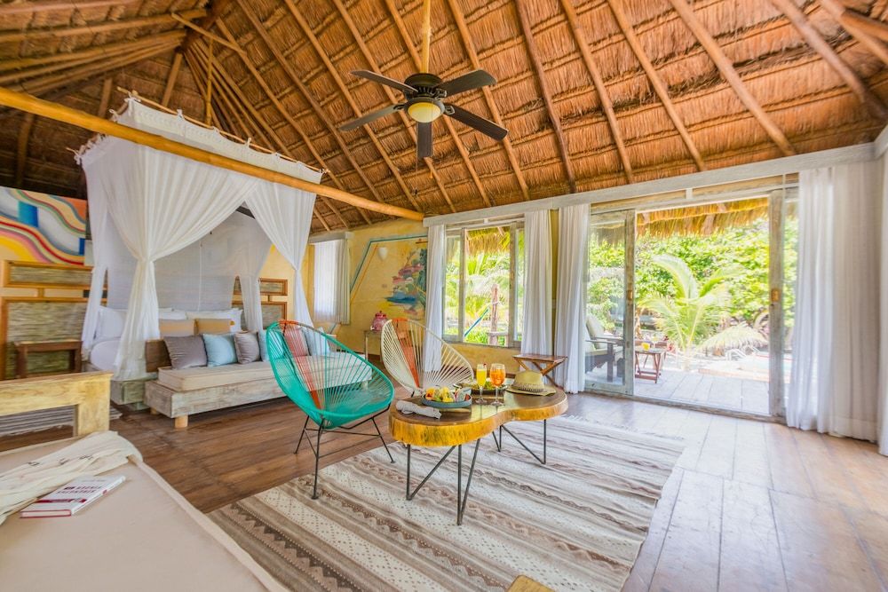 Villa Pescadores Tulum Room, 1 King Bed, Ocean View 4
