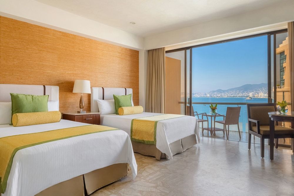 Deluxe Room, 2 Double Beds, Partial Ocean View (Preferred Club)