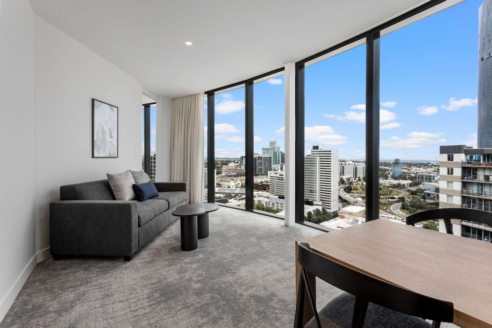 Adina Apartment Hotel Melbourne Southbank Premier One Bedroom Apartment View 10