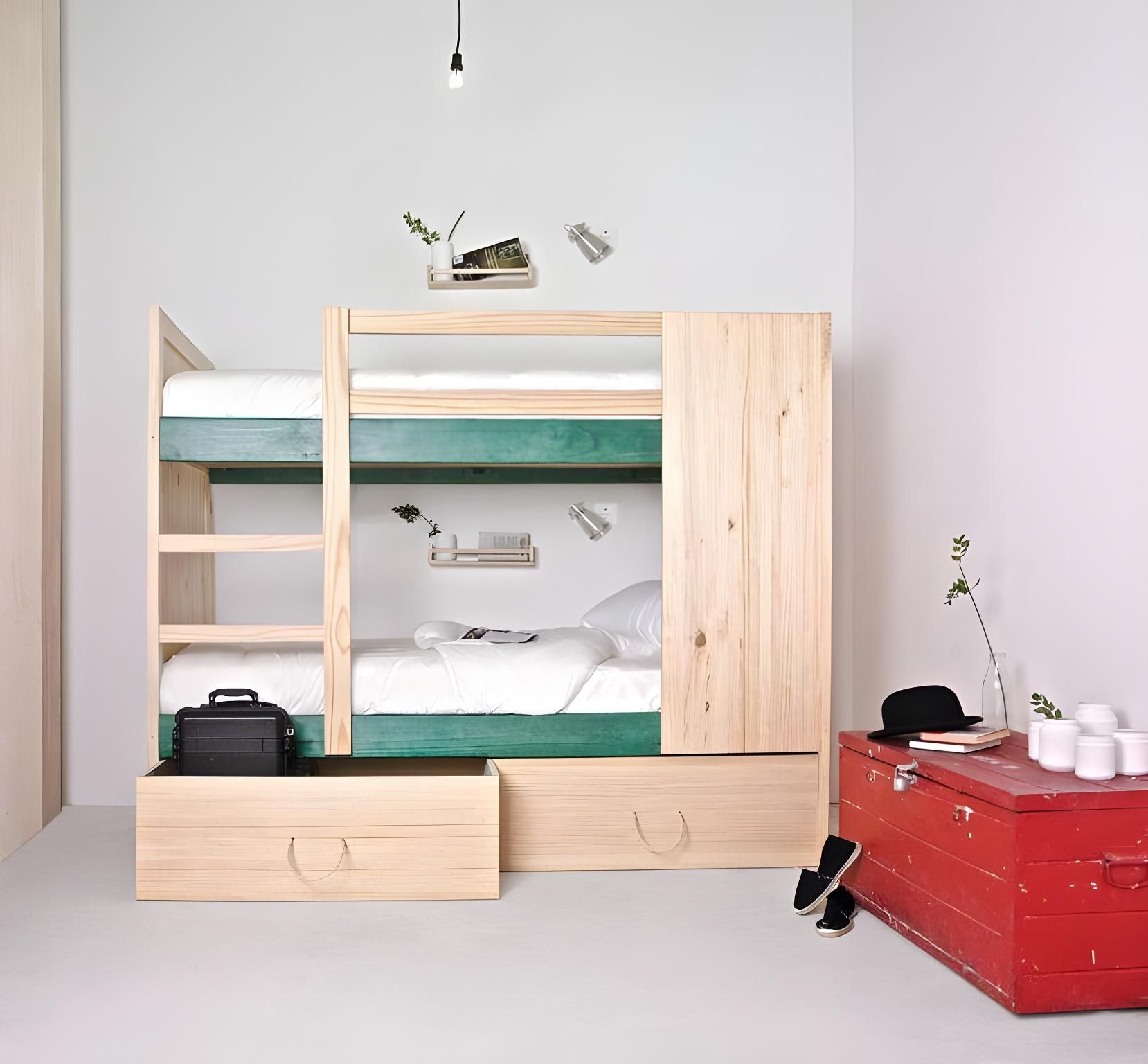 The Hat Madrid - Hostel One Single Bed in Shared Dormitory for 6 occupants,Private Bathroom,Women Only