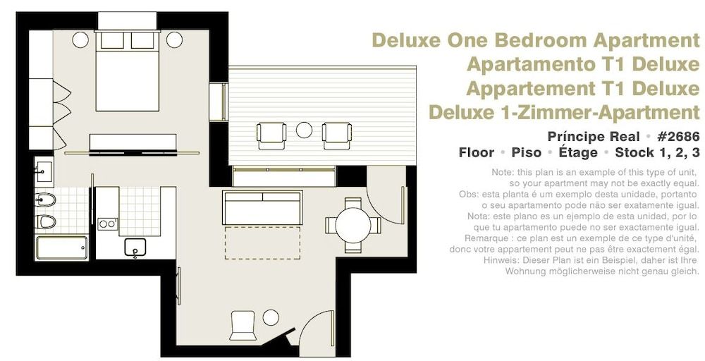 Lisbon Serviced Apartments - Principe Real Deluxe Apartment, 1 Bedroom 13