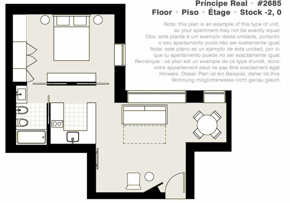 Room layout blue print