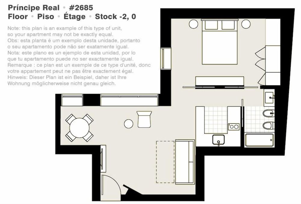 Room layout blue print