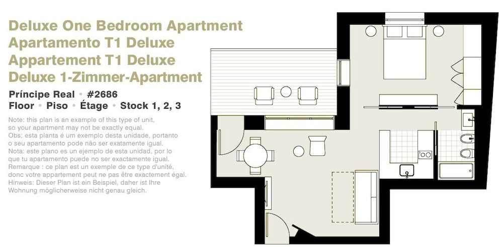 Lisbon Serviced Apartments - Principe Real Deluxe Apartment, 1 Bedroom 12