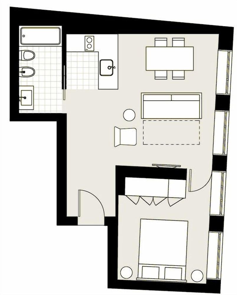Room layout blue print