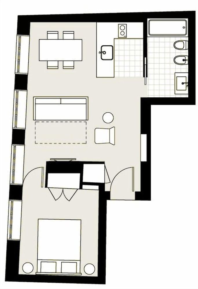 Room layout blue print