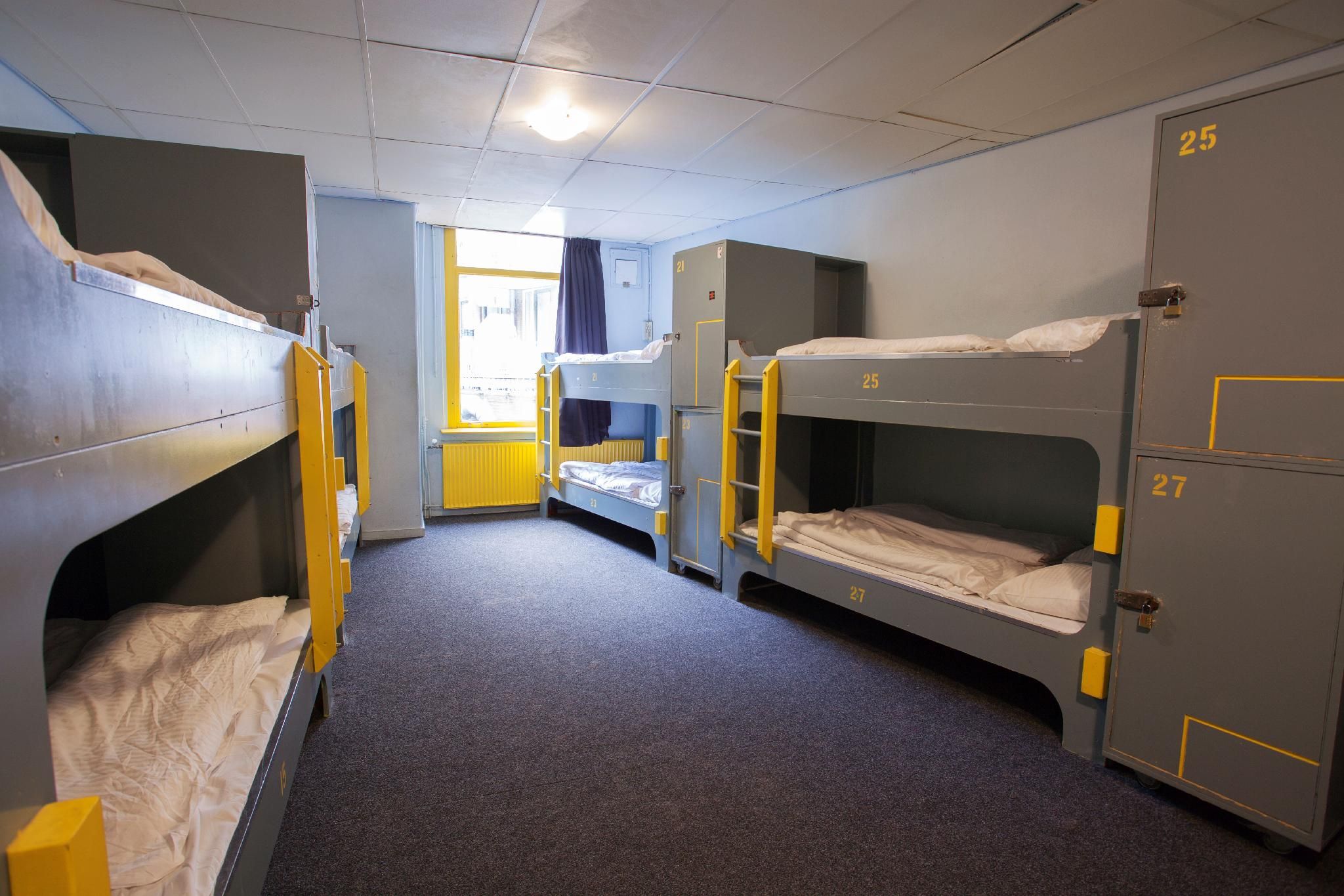 The Flying Pig Downtown Youth Hostel Queensize bed in 32 Person Mixed Dormitory Room