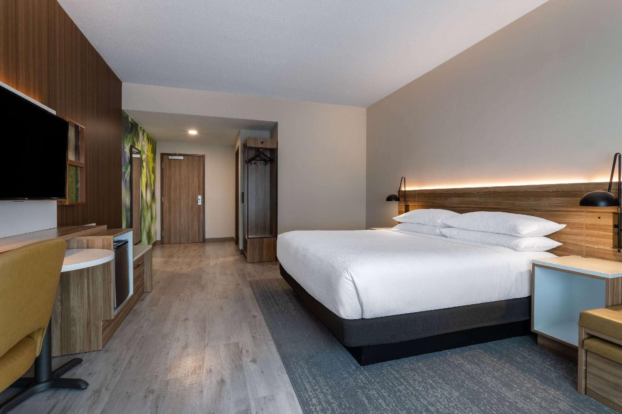 1 King Bed, Mobility Accessible Room, Walk-In Shower w/ Grab Bars, Non-Smoking