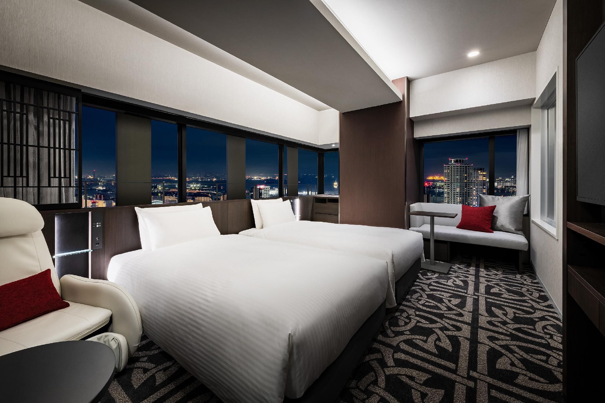 High Floor Corner Twin Room - Non-Smoking