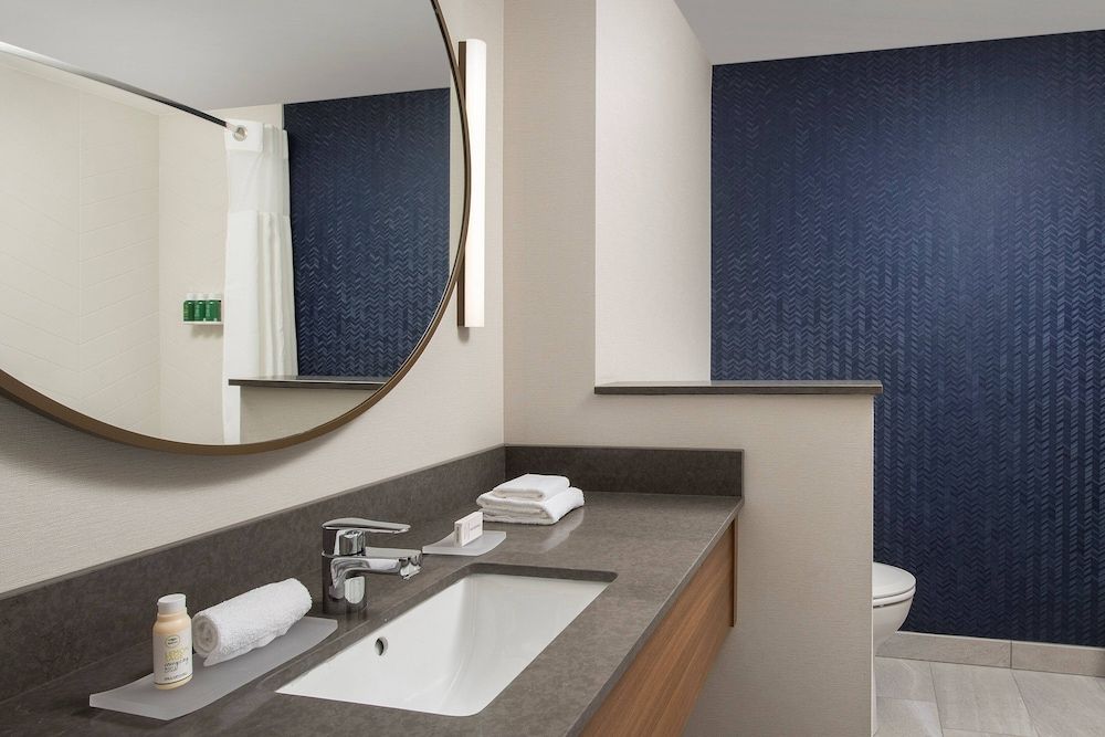 Suite, 1 King Bed with Sofa bed (Hearing Accessible)