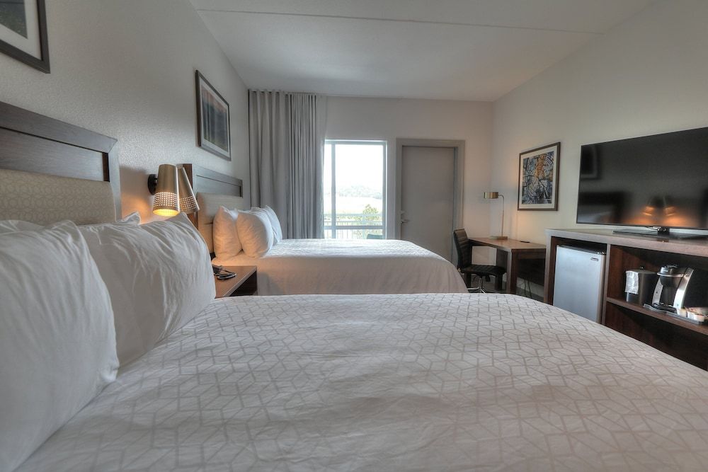 Premium Room, 2 Queen Beds, Balcony, River View (Top Floor)