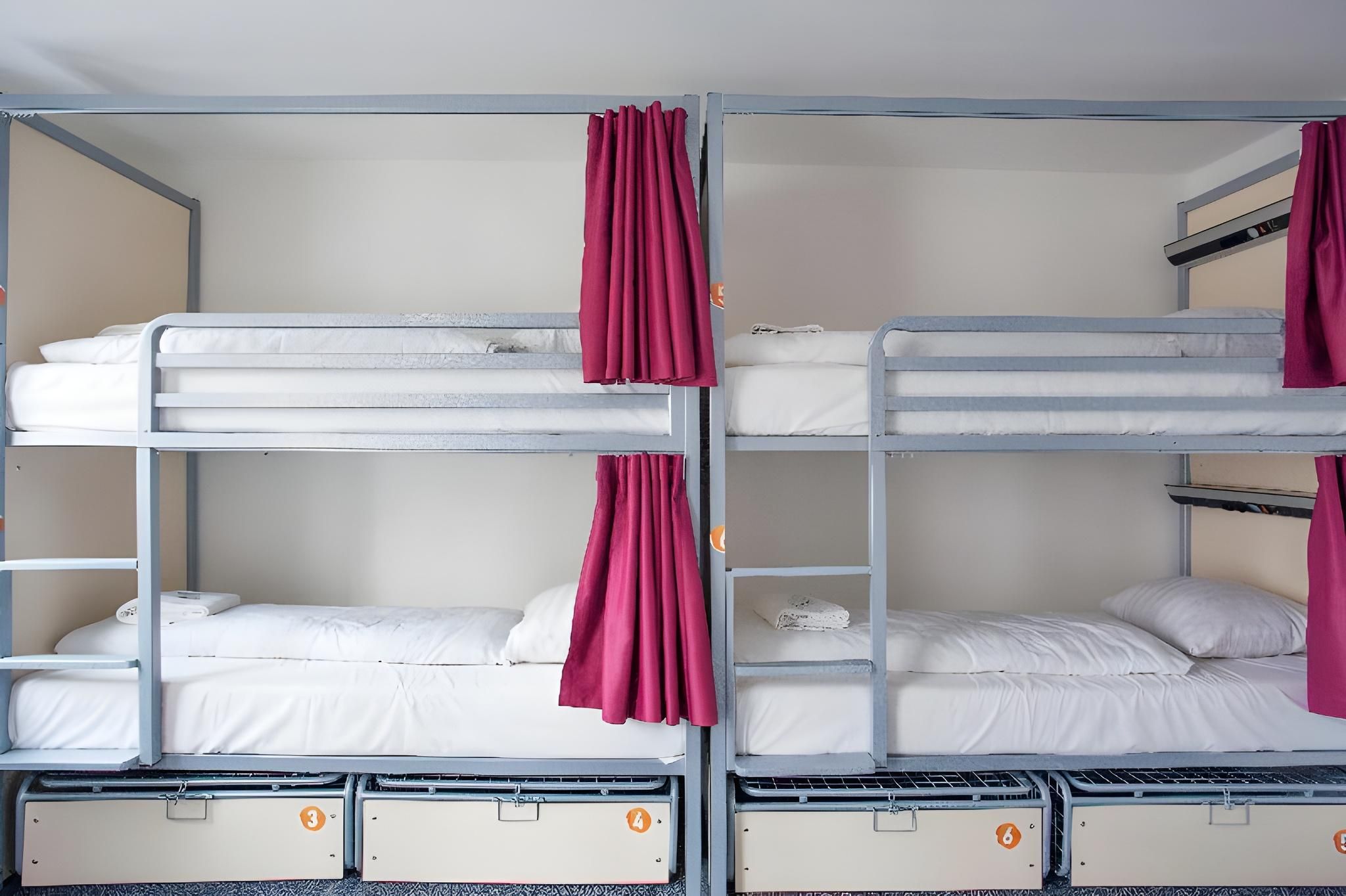 Bed in dormitory Bed in 6-Pod Dorm with Private Bathroom