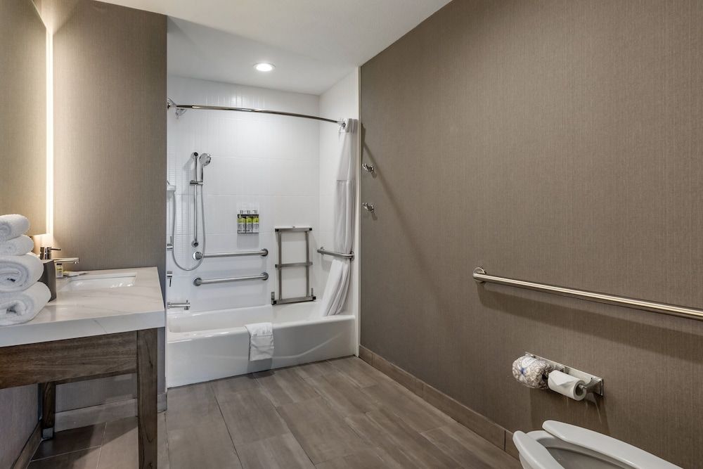 Studio Suite, 1 King Bed with Sofa bed, Accessible, Kitchen (Accessible Tub)
