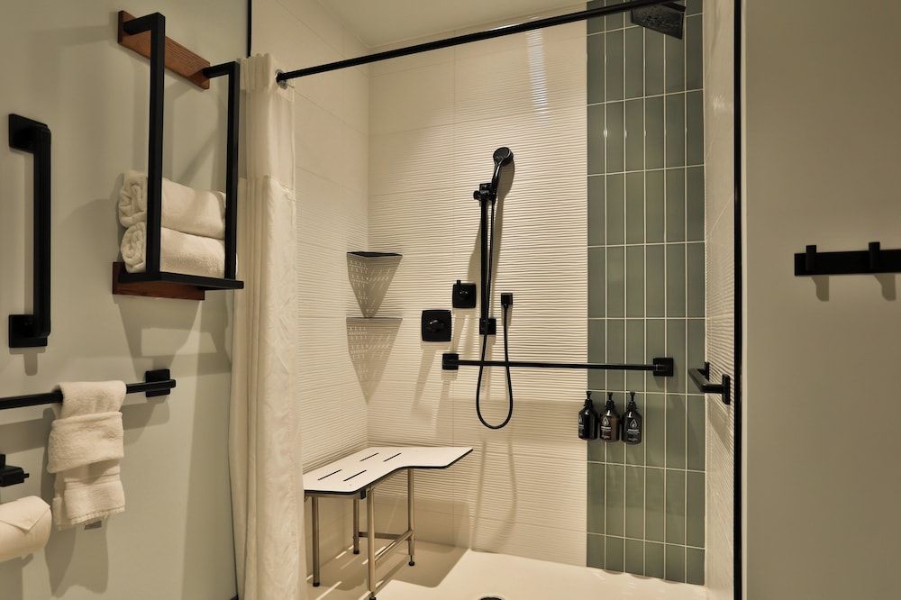 Suite, 1 King Bed, Roll-in Shower (Mobility Accessible)