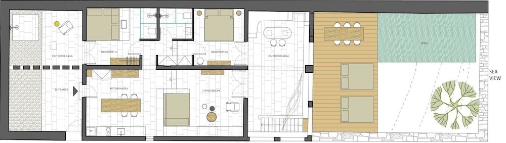 Room layout blue print
