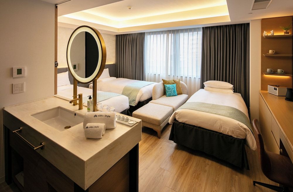 Nikko Style Nagoya Deluxe Triple Room (2 Single Beds, 1 Extra Bed)