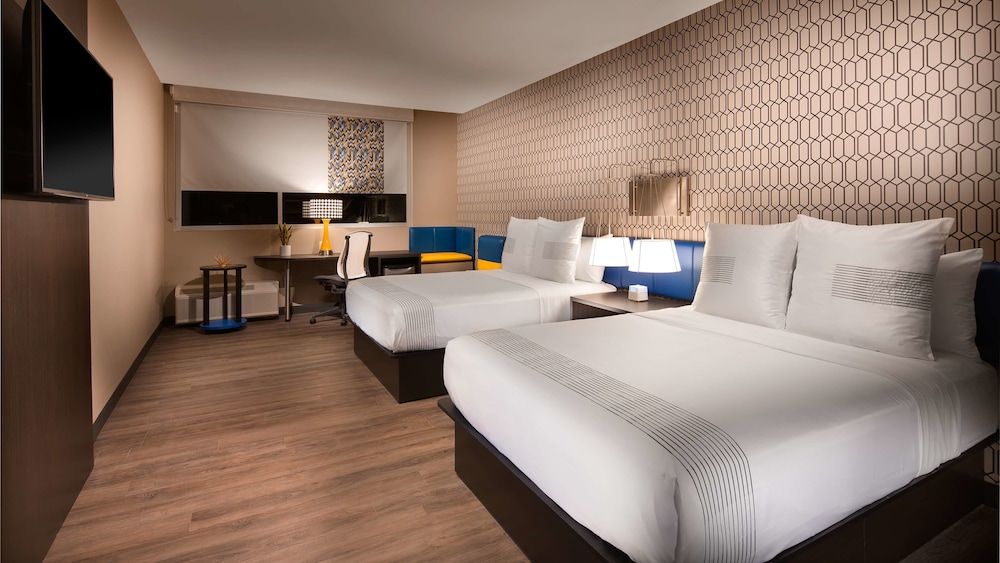 Standard Room, 2 Queen Beds, Non Smoking, Refrigerator & Microwave